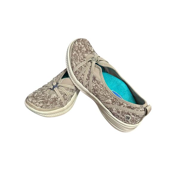 Bzees Niche Slip On Flats Loafers Comfort Shoe Washed Denim Womens Sz 8.5W - Picture 5 of 8